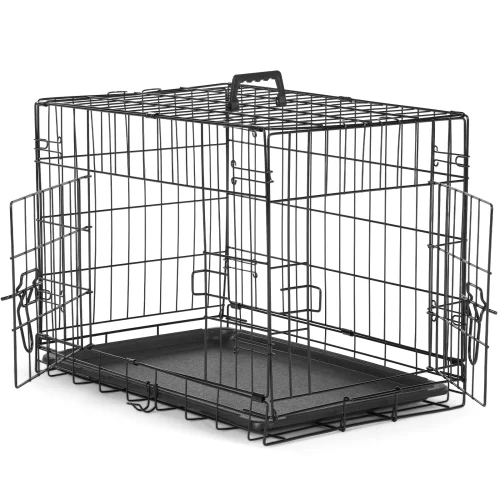 48 Inch Double Door Folding Metal Wire Dog Cage