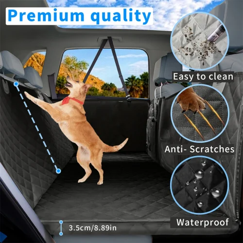 Waterproof Pet Car Seat Cover and Hammock