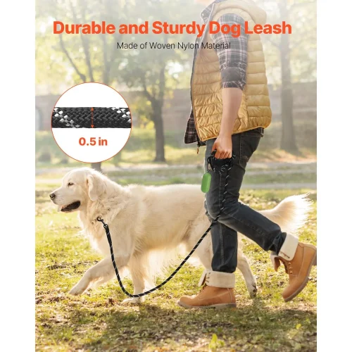 6ft Heavy-Duty Dog Leash with Padded Handle